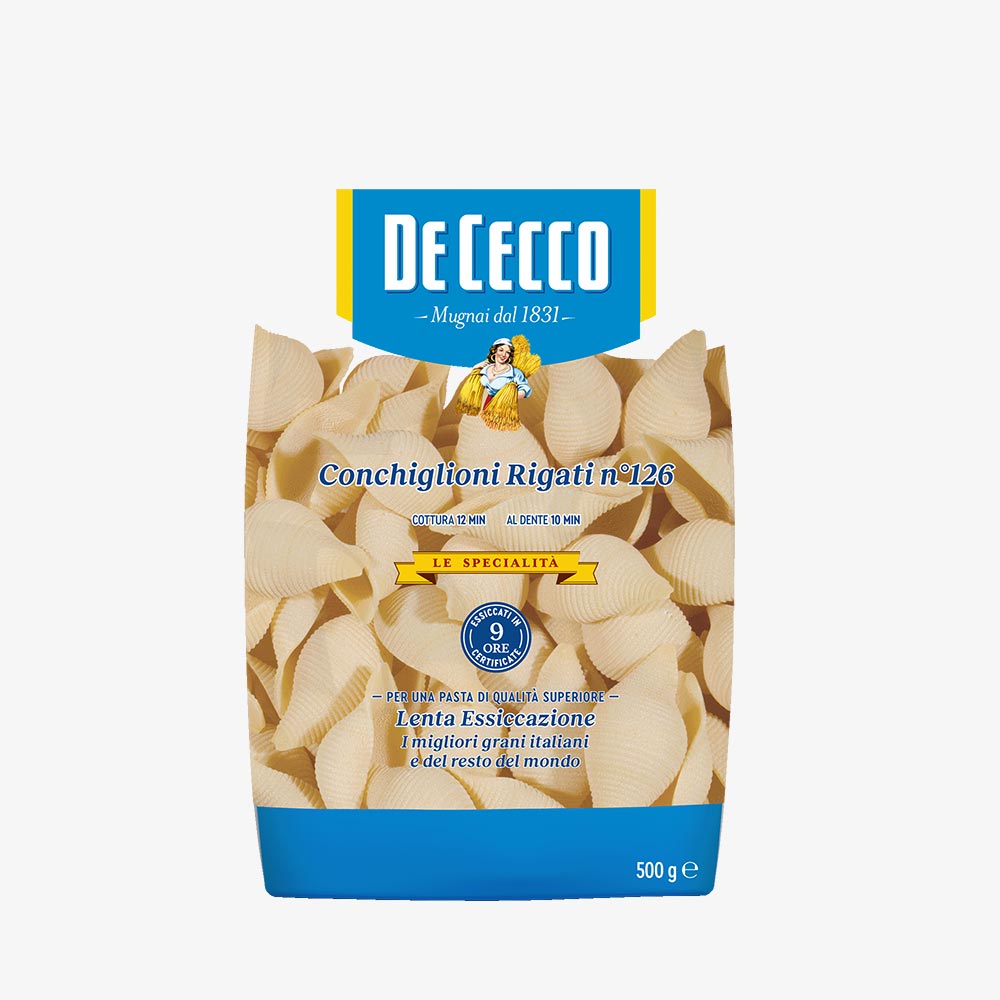 DE CECCO CONCHIGLIONI RIGATI - 500GR