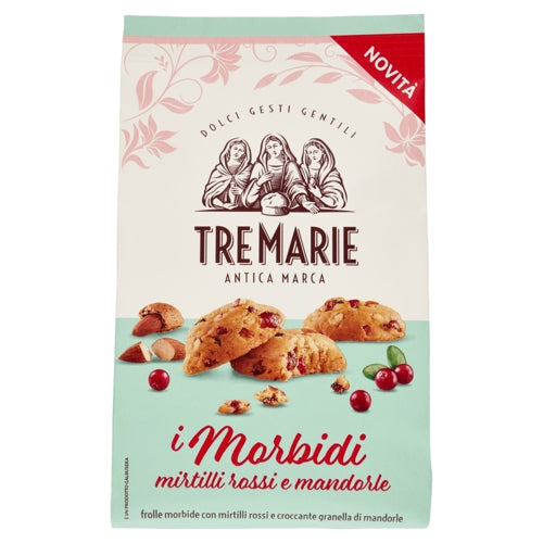 TRE MARIE I MORBIDI MIRTILLI ROSSI & MANDORLE - 300GR