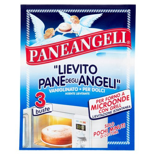 PANEANGELI LIEVITO VANIGLIATO PER FORNO A MICROONDE CON GRILL - 3x12GR
