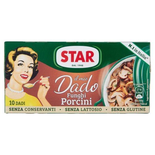 STAR DADO AI FUNGHI PORCINI 10PZ - 100GR