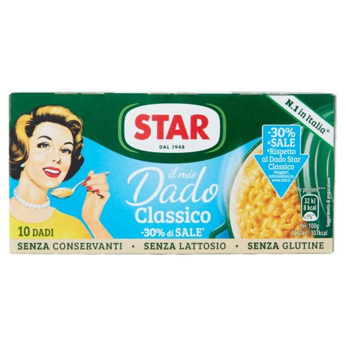 STAR CLASSIC STOCK CUBE -30% SALT 10PC - 100GR