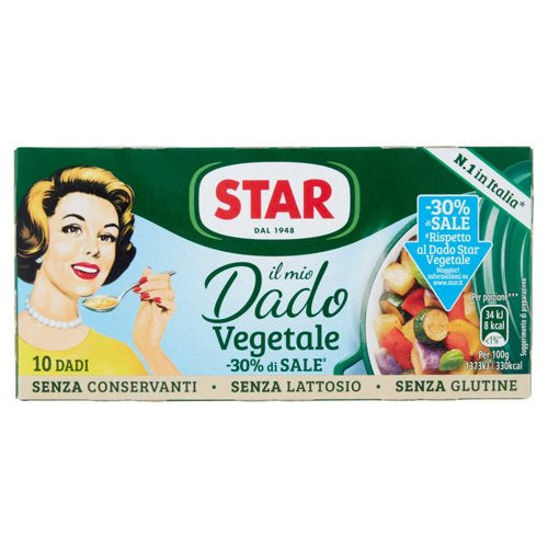 STAR DADO VEGETALE -30% DI SALE 10PZ - 100GR
