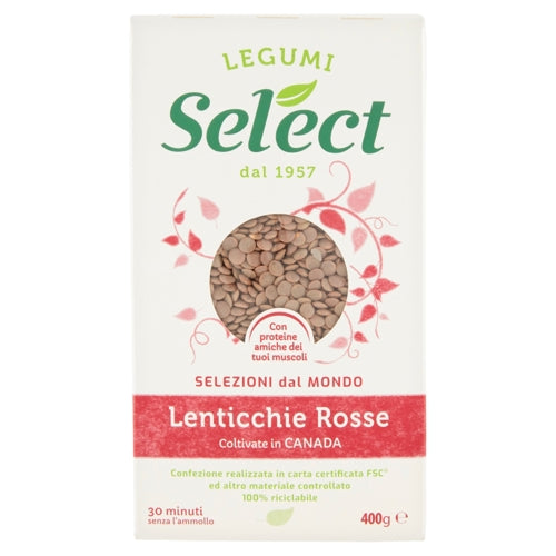 SELECTED RED LENTILS - 400GR