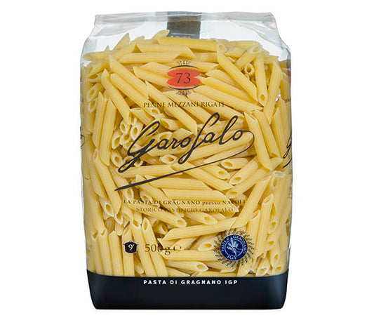 GAROFALO PENNE MEZZANI RIGATE PASTA DI GRAGNANO IGP - 500GR
