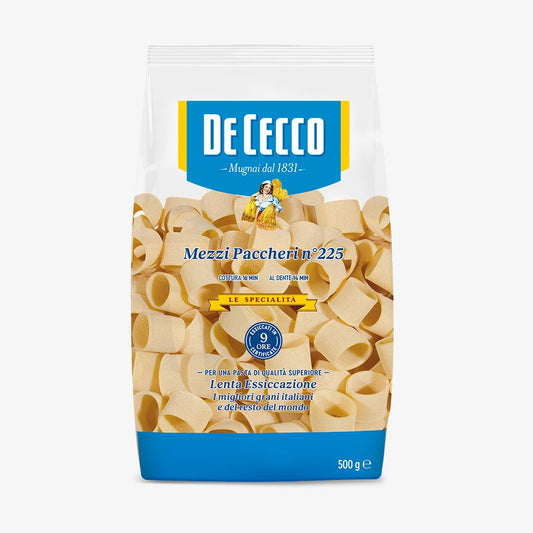 DE CECCO MEZZI PACCHERI LISCI - 500GR