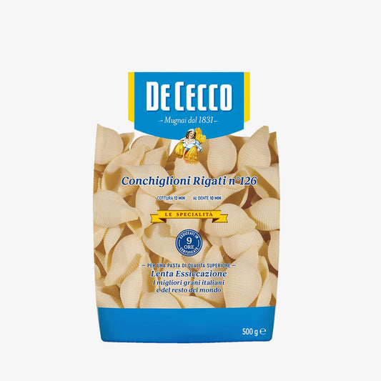 DE CECCO CONCHIGLIONI RIGATI - 500GR