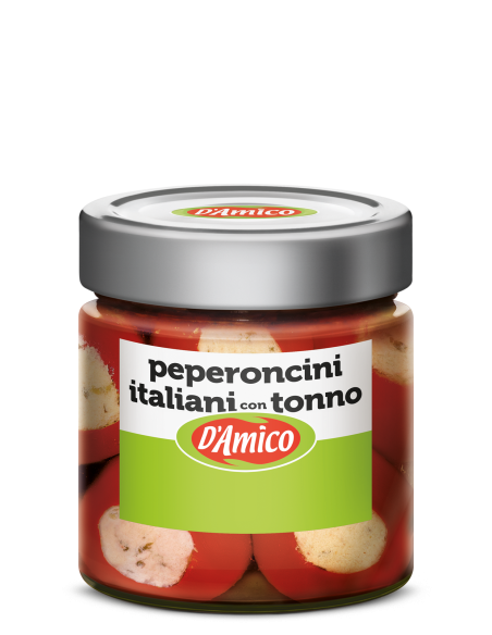 D'AMICO TUNA-FILLED CHILIES - 190GR
