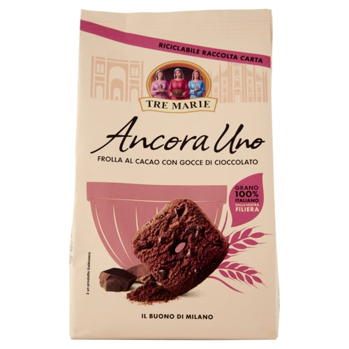 TRE MARIE ANCORA UNO FROLLA AL CACAO CON GOCCE DI CIOCCOLATO - 300GR