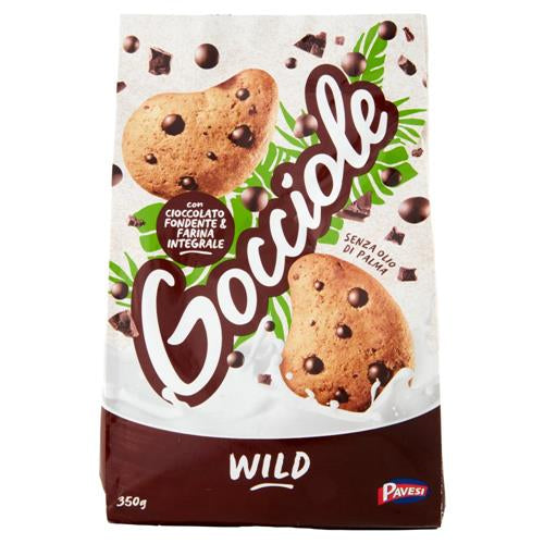 PAVESI GOCCIOLE WILD CIOCCOLATO & FARINA INTEGRALE - 500GR