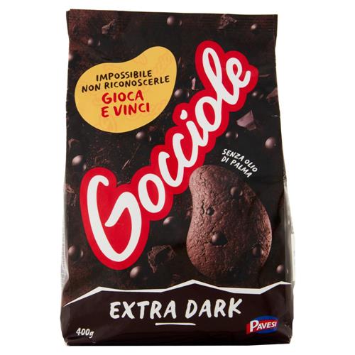 PAVESI GOCCIOLE EXTRADARK CON GOCCE DI CIOCCOLATO FONDENTE - 500GR