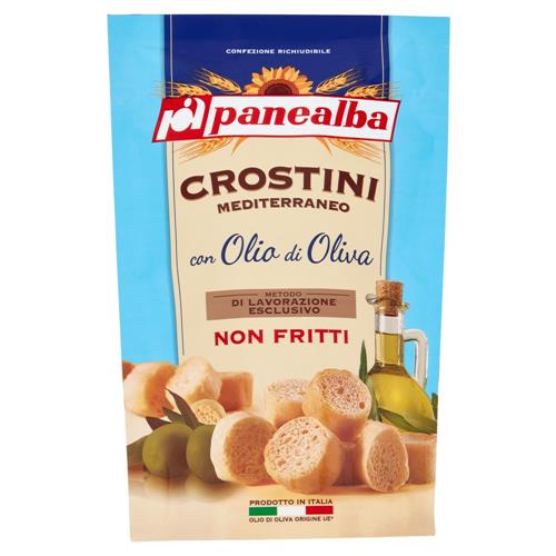 PANEALBA CROSTINI MEDITERRANEO CON OLIO D’OLIVA - 100GR