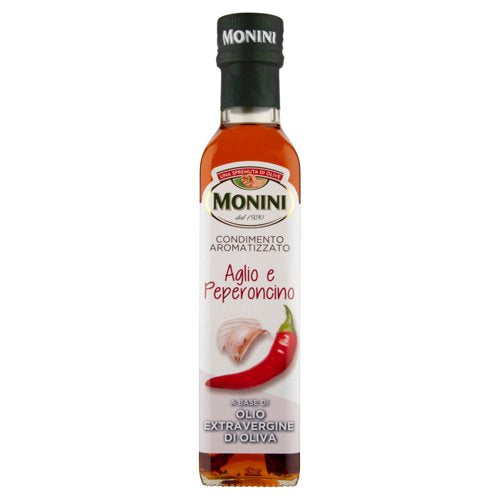 MONINI OLIO EVO CON AGLIO E PEPERONCINO - 250ML