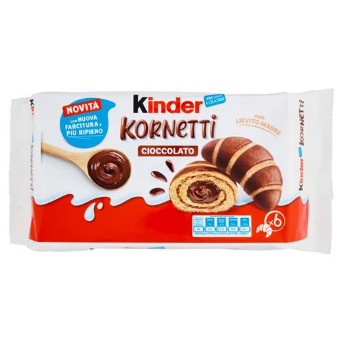 KINDER KORNETTI CIOCCOLATO - 6x45GR