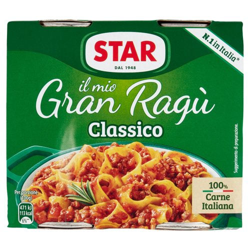 STAR GRAN RAGÙ CLASSICO - 2x180GR
