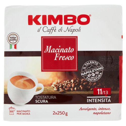 KIMBO CAFFÈ MACINATO FRESCO - 2x250GR