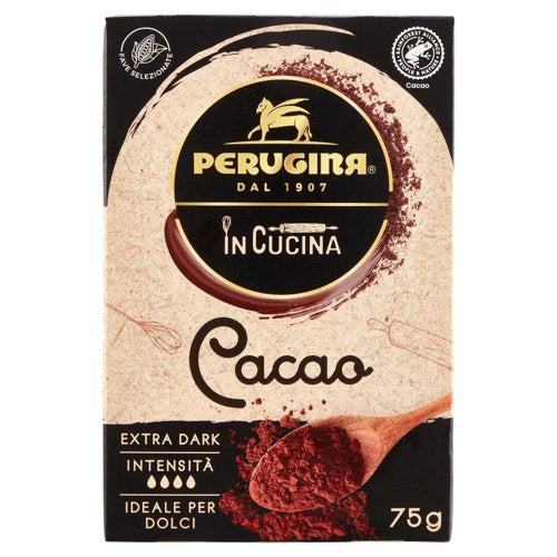 PERUGINA EXTRA DARK CACAO AMARO IN POLVERE - 75GR