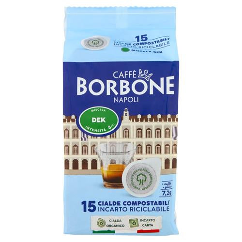 CAFFÈ BORBONE IN CIALDE MISCELA DEK DECAFFEINATO - 15PZ