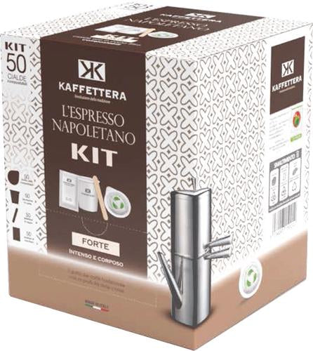 KAFFETTERA CAFFÈ 50 CIALDE + KIT 50+50+50