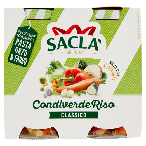 SACLA’ CONDIVERDE RISO CLASSICO - 2x290GR