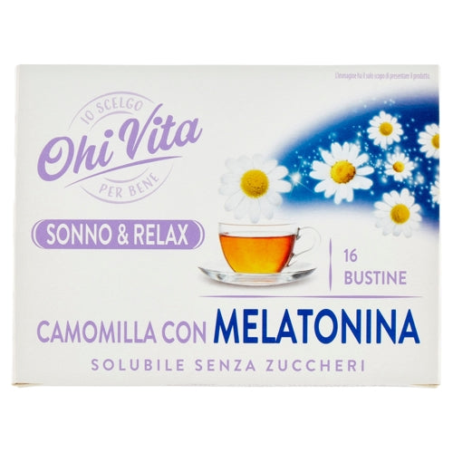 OHI VITA CAMOMILLA CON MELATONINA SENZA ZUCCHERI 16 FILTRI